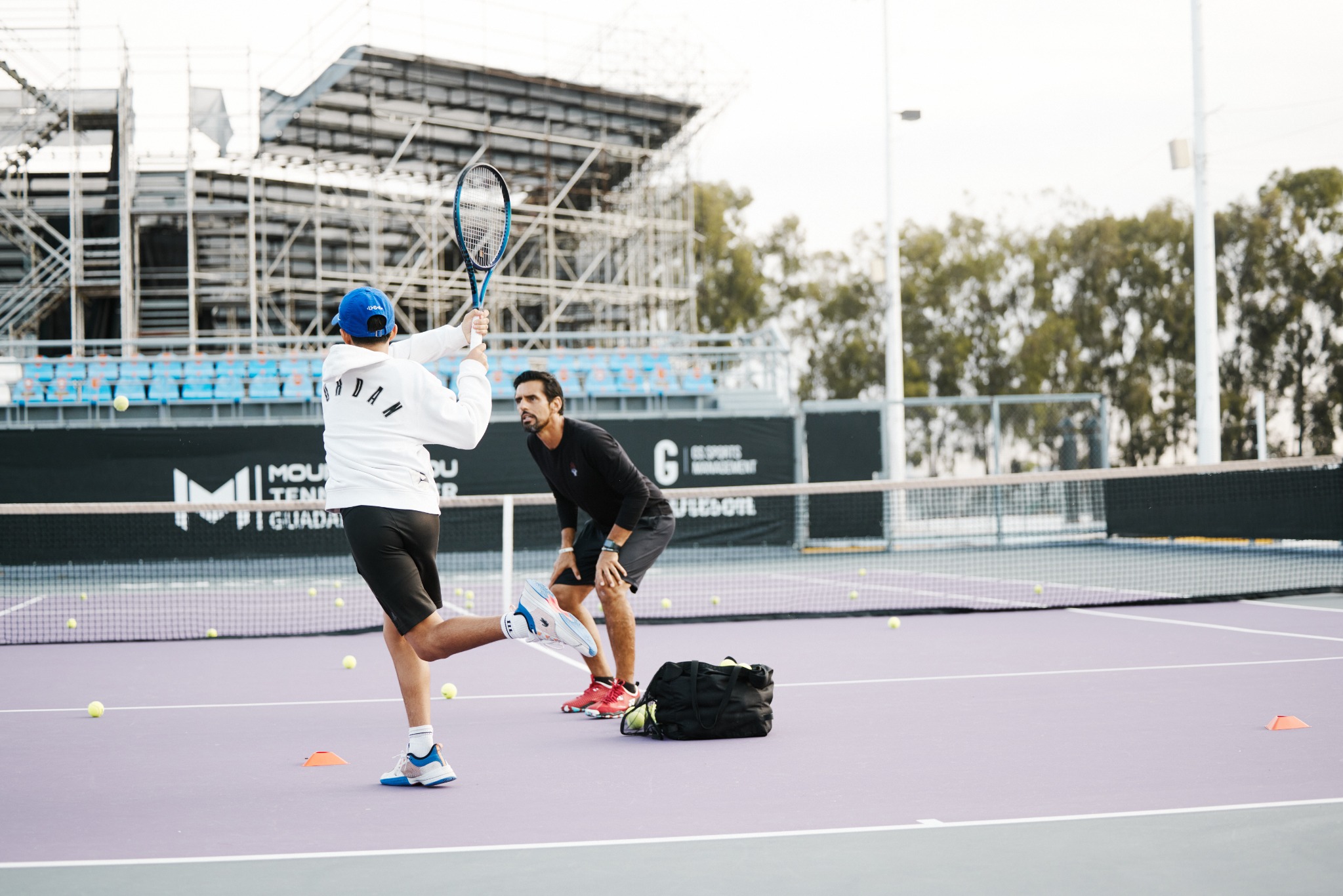 Entrenamiento dirigido por Domingo Fuenzalida